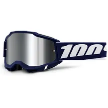100% Accuri 2, Brille Mifflin, silberfarben, verspiegelt