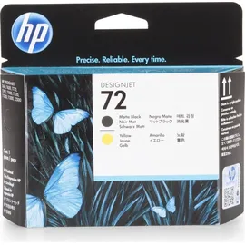 HP 72 mattschwarz + gelb