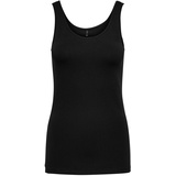 Only ONLLIVE LOVE LIFE TANK Top NOOS Schwarz