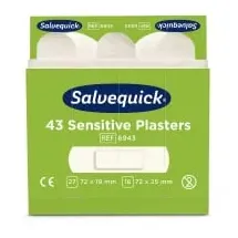 Salvequick Pflaster Sensitive 6 x 43 Stück