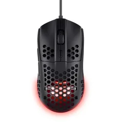 Trust Gaming GXT928 Helox Gaming Maus Federleichte Gaming-Maus mit pulsierender RGB-Beleuchtung für schnelle und flüssige Bewegungen, schwarz