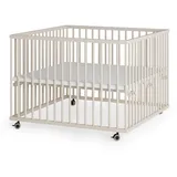 Sämann – make a difference. Laufgitter, Sand, Holz, Echtholz,Buche, 100x74x100 cm, Babymöbel, Laufstall Baby