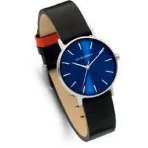 Jacob Jensen Damen-Armbanduhr Quarz Schwarz/Blau