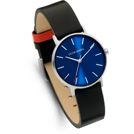 Jacob Jensen Damen-Armbanduhr Quarz Schwarz/Blau