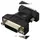 Renkforce RF-6667626 DVI / VGA Adapter [1x DVI-Buchse 24+5pol. - 1x VGA-Stecker] Schwarz schraubbar
