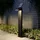 LUCANDE Solarleuchte Aluminium 100 cm inkl. Sensor anthrazit