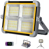 ERAY 150W Solar LED Baustrahler Akku mit 7800mAh