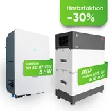 BYD/ Sungrow Komplettset 5 kW Hochvolt Hybridwechselrichter &  5,12 kWh Speicher