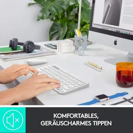 Logitech K380 DE grauweiß