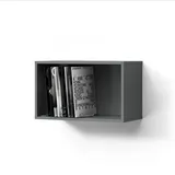 livinity® Wandregal 60 x 36 x 30 cm Anthrazit