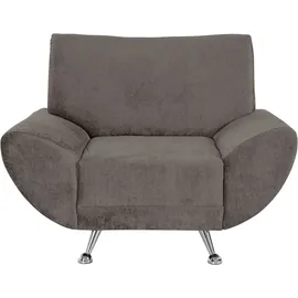 INOSIGN Sessel »Saltare elegant und komfortabel, toller Designfuß«, grau