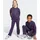 adidas LOOSE CREW FLARED KIDS LEGGINGS SET Trainingsanzug Lila 122