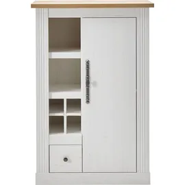 OTTO home Westminster 80 x 122 x 42 cm Pinie Weiß / Wotan Eiche