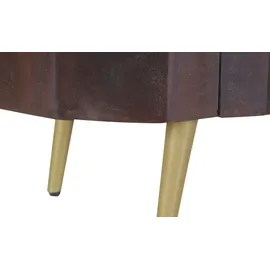 GUTMANN FACTORY Goba Lowboard 115 x 49 x 35 cm Braun Holz, Metall, Massivholz