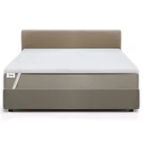 The White Stone Topper Memory Foam H3 | Matratzenauflage | Topper mit abnehmbarem Bezug | Antibakterieller Matratzenschutz 200x220