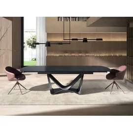 Angel Cerdá Ausziehtisch Ø 200 cm braun