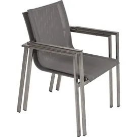 Garden Pleasure Sitzgruppe Sienna, silber Kunststoff, Metall, 9-teilig