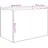 vidaXL Aquarium mit Speicher 60 l Glas Transparent/Weiß