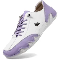 Joggingschuhe Herren Alpaca Barfuss Schuhe Damen Ergonomischer Sommer Barfußschuhe Paar Wasserdicht & Schmerzlindernder Leder-Barfußschuh Atmungsaktive Orthopädische Barfuss - 35 EU