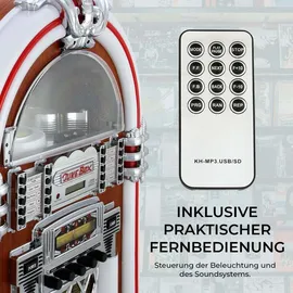 MonsterShop Jukebox Retro 50er Jahre Musikbox Sound System - Bunt