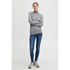 Oxmo Rollkragenpullover Grau S