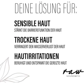 raw naturkosmetik Gesichtsöl Mohn 30 ml