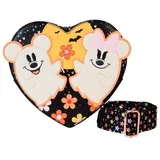 Loungefly Schultertasche Disney Mickey & Minnie Floral Ghost Schultertasche