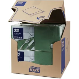 TORK Servietten 32,6 x 33,0 cm 3-lagig dunkelgrün