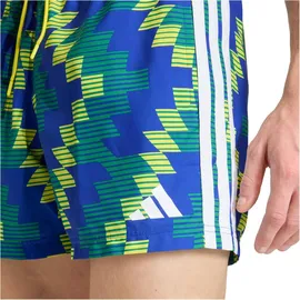 adidas Football-Inspired Graphic Badeshorts Gelb/Weiß XXL