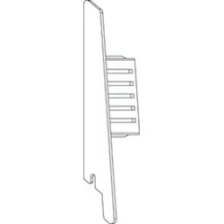 OSMO ALU-CLADDING Endkappe Links VE10 Weiß