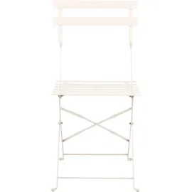Beliani Bistro Set 3-tlg. Cremeweiß