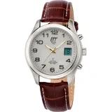 ETT EGS-11333-60L Solar Drive Herren-Funkuhr - Weiß