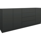 borchardt Möbel Sideboard »Vaasa«, Breite 190 cm, schwarz