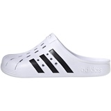 adidas Herren Adilette Clog Slide Sandal, Cloud White Core Black Cloud White, 13
