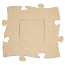 MDF-Puzzle-Bilderrahmen "Quadrat", 24 x 24 cm