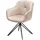 Riess-Ambiente Stuhl EUPHORIA - drehbar champagner greige Samt Armlehne Metallgestell schwarz Esszimmer