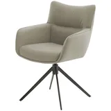 Höffner Armlehnstuhl drehbar Remona ¦ creme ¦ Maße (cm): B: 61 H: 88 T: 62.0