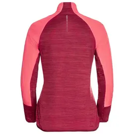 Odlo Run Easy Warm Hybrid Jacke - Deep Claret / Siesta - XS