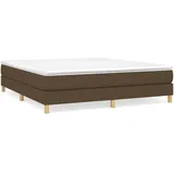 vidaXL Boxspringbettgestell 160 x 200 cm Dunkelbraun