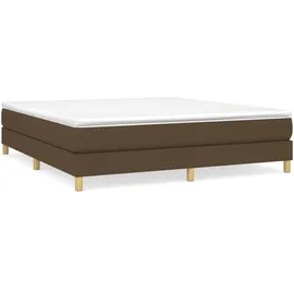 vidaXL Boxspringbettgestell 160 x 200 cm Dunkelbraun