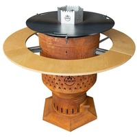 Feuertonne BBQ-Drum® | Feuerstelle | Feuerplatte | Plancha Modular Set #16