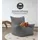 mokebo Kindersessel, aus Cord Der Pausenheld Sitzsack Kinder- Kindersitzsack in Anthrazit,