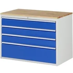 Rau Schubladenschrank Buche-Top und 4 x Schubl.-XXL 3x150 1x270mm