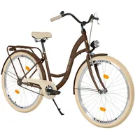 Milord Citybike 28 Zoll RH 48 cm Damen Braun-Creme