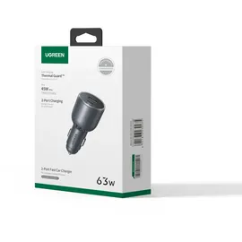 UGREEN EC701 63W KFZ-Ladestation 1A1C Schwarz