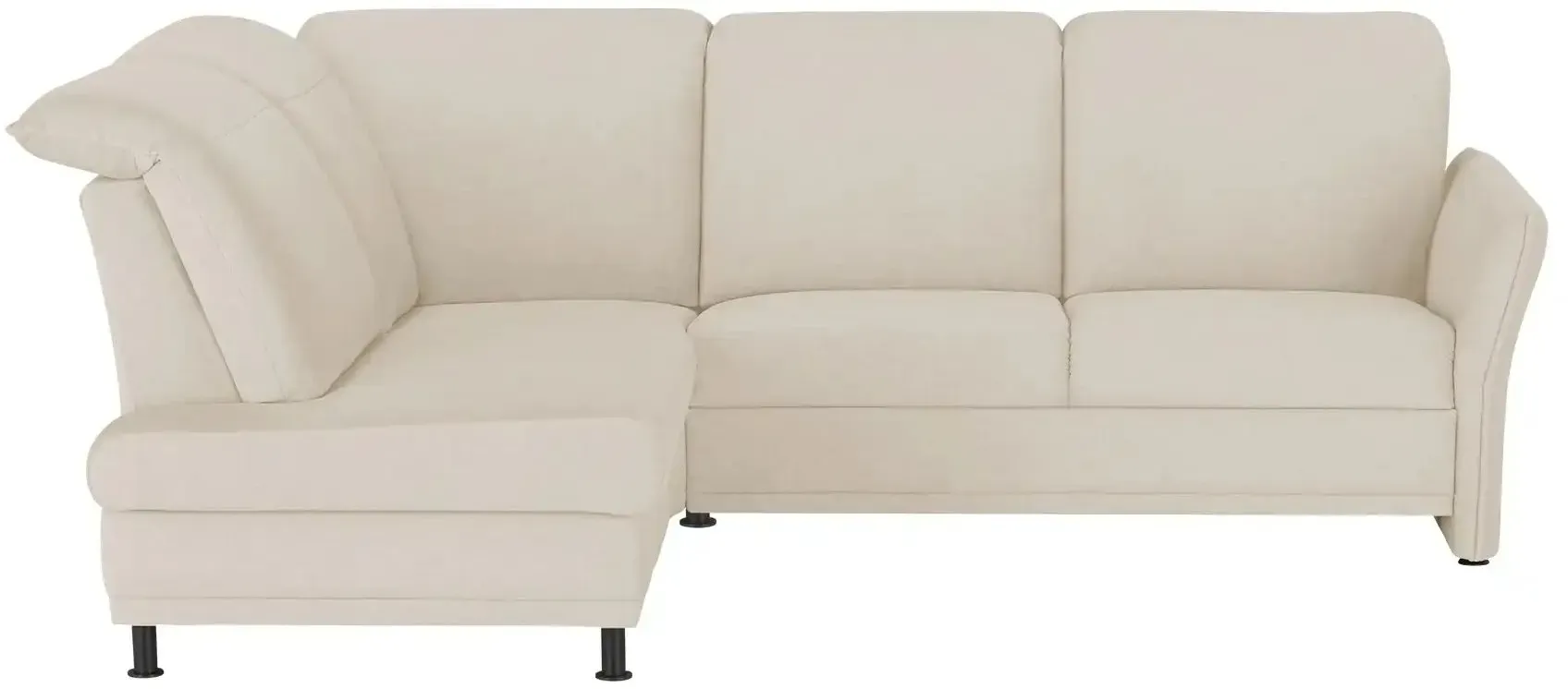 Polstermöbel Oelsa Ecksofa  Mallorca , creme , Maße (cm): B: 258 H: 92 T: 198.0