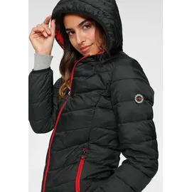 KangaROOS Steppjacke in schwarz-rot | Gr.: 44