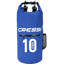 Cressi Dry Bag Blue with Zip 10 lt