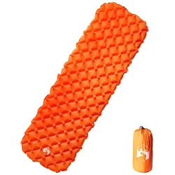Aufblasbare Isomatte Orange 190x58x6 cm