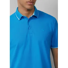 s.Oliver Sportives Piqué-Poloshirt mit Kontrast-Details - türkis - S